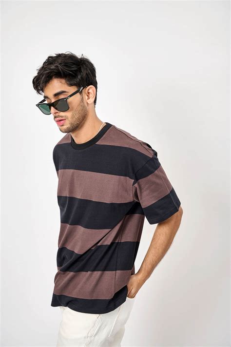 coco stripes heavyweight oversized t-shirt
